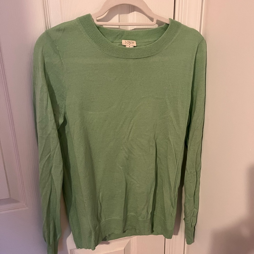 Seafoam Green JCrew Lightweight Sweater Size M